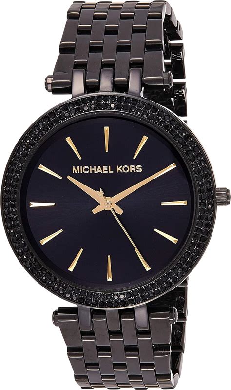 black michael kors watch women